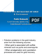 Extractive Metallurgy of Gold 8. Environment: Fathi Habashi