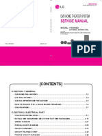 DVD Home Theater System: Service Manual