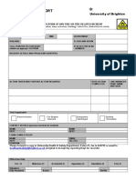 Fire Incident Report Form Master