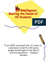 Multiple Intelligences