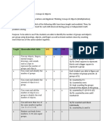 Math Observational Checklist