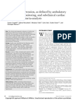 White-Coat Hypertension, As Defined by Ambulatory Blood Pressure Monitoring, and Subclinical Cardiac Organ Damage: A Meta-Analysis