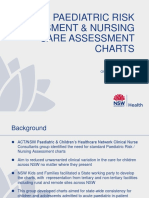 Paediatric Risk Assessment and Nursing Assessment Charts Presentation Dec 2015 NSW Health Template