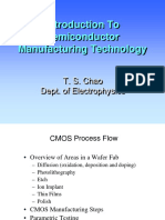 Introduction To Semiconductor Manufacturing Technology: T. S. Chao Dept. of Electrophysics