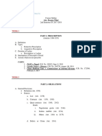 ObliCon Course Outline