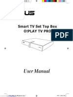 User Manual: Smart TV Set Top Box O!Play TV Pro