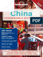 Lonely Planet China Phrasebook