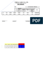 SQ Wire & Cable Co., LTD.: Test Report