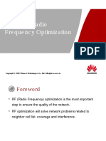 WCDMA Ra Dio Freque Ncy Optimization