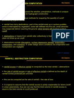 Lecture 3 - Rainfall Abstraction Computation - Rainfall Abstraction Computation