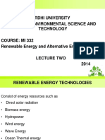 Mi 332, Re Technologies Lecture 2