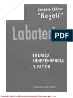 Enrique Llacer Regoli La Bateria