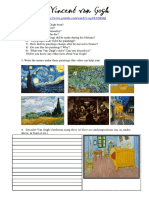 Van Gogh Worksheet PDF