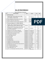 Revised Bill of Materials