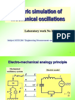 Electric Simulation of Mechanical Oscillations: Laboratory Work No 1