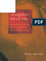 Irigaray and Deleuze. Experiments in Visceral Philosophy