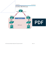 3.4.2.6 Lab - Configuring A Point-To-Point GRE VPN Tunnel