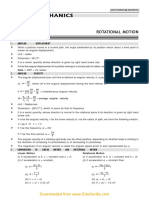 Rotational Motion Iit Jee