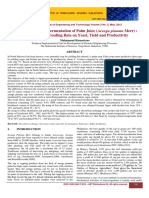 Fed-Batch Alcoholic Fermentation of Palm Juice (Arenga Pinnata Merr) : Influence of The Feeding Rate On Yeast, Yield and Productivity