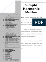 Simple Harmonic Motion