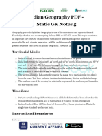 Indian Geography PDF Static GK Notes 5 1