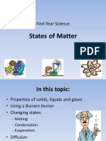 States of Matter: First Year Science