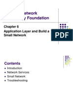 WIA1005 Network Technology Foundation: Application Layer and Build A Small Network