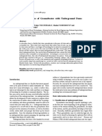 Sustainable Use of Groundwater With Underground Dams: Review