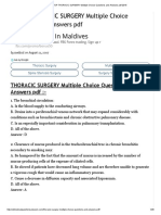 90 TOP THORACIC SURGERY Multiple Choice Questions and Answers PDF 2018