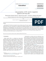 CO2 Gas Sensing Properties of DC Reactive Magnetron Sputtered ZnO Thin Film