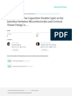 Simulation of The Capacitive Double Layer at The I