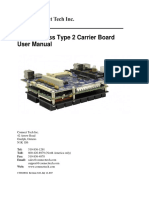 COM Express Type 2 Carrier Board User Manual