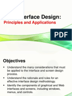 UI Design Principles and Application