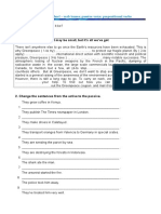 Grammar Worksheet - Verb Tenses, Passive Voice, Verb Preposition