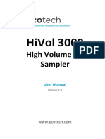 HiVol 3000 Manual