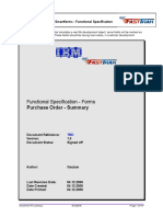 Smart Form PO Summary