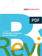 APM A Guide To Conducting Integrated Baseline Reviews