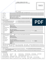 National Pension System (NPS) : Subscriber Registration Form (All Citizen Model) eNPS Form