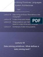 UNIT-3 Data Mining Primitives, Languages, and System Architectures