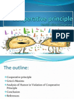 Presentation Cooperative-Principle and Humor