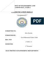 Parking Issues Short Report