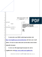 Sample Opposition To Rule 60 (D) (3) Motion To Vacate Judgment For Fraud On The Court