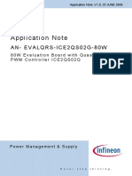 Infineon-ApplicationNote EvaluationBoard 80W SMPS QR PWM Controller ICE2QS02G - An-V01 00-En