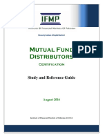 IFMP Mutual Fund Distributors Certification (Study and Reference Guide) PDF