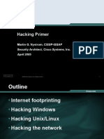 Hacking Primer: Martin G. Nystrom, CISSP-ISSAP Security Architect, Cisco Systems, Inc