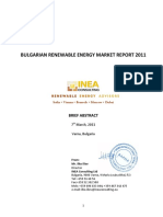 Abstract Bulgarian Renewable Energy Market Feasibility Analysis 2011