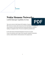 Case Study - Nokia Siemens Networks