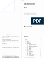 Finite Element Analysis in Geotechnical Engineering Theory by Potts and Zdravkovic