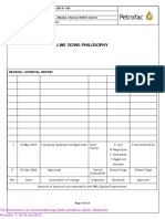 Line Sizing Philosophy PDF