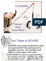 Sound in Cinema: Dialogue Music Sound Effects